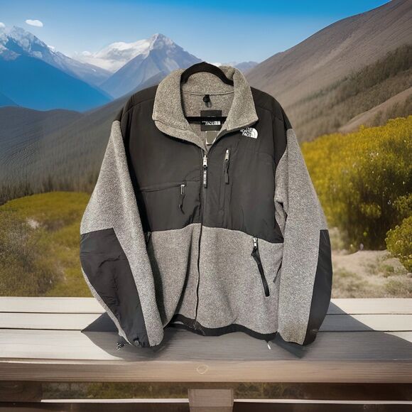 Vintage The North Face Denali Fleece Jacket Men's X-Large Gray Fleece Full Zip